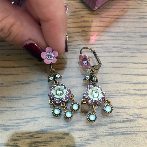 orly zeelon Jewelry - Italian Floral Drop Earrings